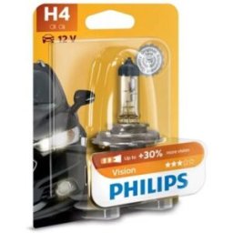 Lâmpada de halogéneo PHILIPS H4 Vision Moto 12V, 60/55W