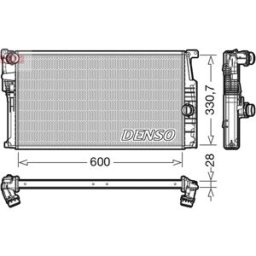 Radiador, arrefecimento do motor DENSO DRM05015