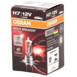 Ams-Osram Lâmpada de halogéneo OSRAM H7 Night Breaker Silver 12V, 55W