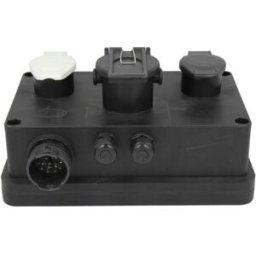 Conjunto de conectores de cabos, adaptador frontal semirreboque/reboque HELLA 8JE340 898-007
