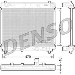Radiador, arrefecimento do motor DENSO DRM50059