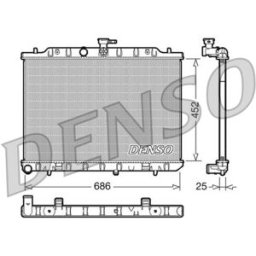 Radiador, arrefecimento do motor DENSO DRM46007