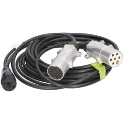 Aspock Conjunto de conectores de cabos, adaptador frontal semirreboque/reboque ASPÖCK A58-6024-017
