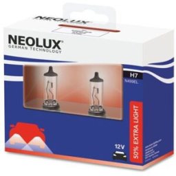 Lâmpada de halogéneo NEOLUX H7 Extra Light + 50% 12V/55W, 2 Peça