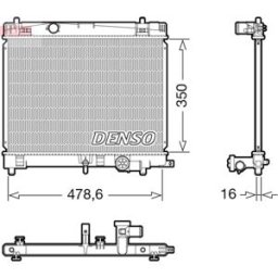 Radiador DENSO DRM50137