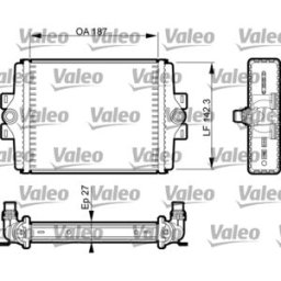 Radiador, arrefecimento do motor VALEO 735467