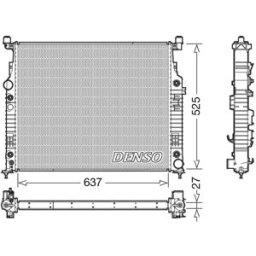 Radiador, arrefecimento do motor DENSO DRM17056