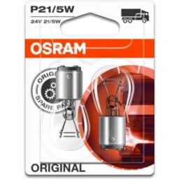 Ams-Osram Lâmpada secundária OSRAM P21/5W Standard 24V/5/21W, 2 Peça
