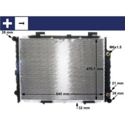 Radiador, arrefecimento do motor MAHLE CR 2204 001S