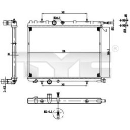 Radiador TYC 726-0016