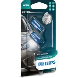 Lâmpada secundária PHILIPS W5W X-tremeVision Pro150 12V/5W, 2 Peça