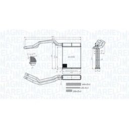Aquecedor de água MAGNETI MARELLI 350218453000