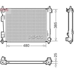 Radiador, arrefecimento do motor DENSO DRM43010