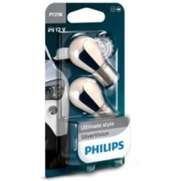 Lâmpada secundária PHILIPS PY21W Silver Vision 12V/21W, 2 Peça