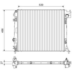 Radiador VALEO 701108