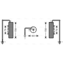 Secador, ar condicionado AVA COOLING OLD453 AVA
