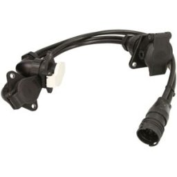 Conjunto de conectores de cabos, adaptador frontal semirreboque/reboque HELLA 8KA340 886-027