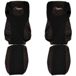 Capas, assentos F-CORE FX07 BLACK/RED