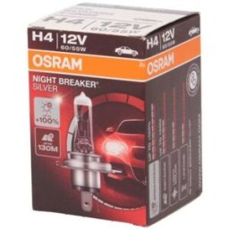 Ams-Osram Lâmpada de halogéneo OSRAM H4 Night Breaker Silver 12V, 60/55W