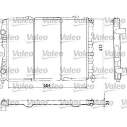 Radiador, arrefecimento do motor VALEO 731283