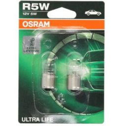 Lâmpada OSRAM R5W Ultra Life 12V/5W, 2 Peça