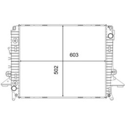 Radiador, arrefecimento do motor MAHLE CR 2577 000S