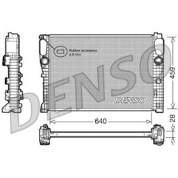 Radiador, arrefecimento do motor DENSO DRM17042