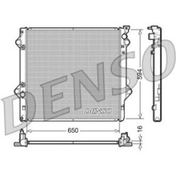 Radiador, arrefecimento do motor DENSO DRM50036