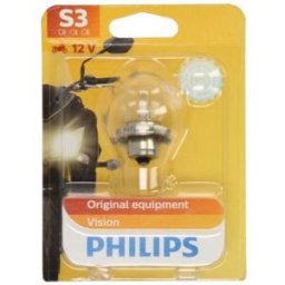 Lâmpada secundária PHILIPS S3 Vision Moto 12V, 15W