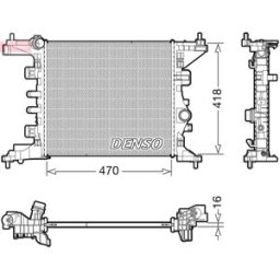 Radiador DENSO DRM20121