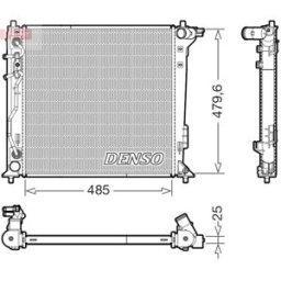 Radiador, arrefecimento do motor DENSO DRM41030
