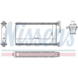 Aquecedor de água NISSENS 707288