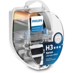 Lâmpada de halogéneo PHILIPS H3 Master Duty Blue Vision 24V/70W, 2 Peça