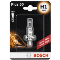 Lâmpada de halogéneo BOSCH H1 Plus 50% 12V, 55W