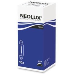 Lâmpada secundária NEOLUX C10W 12V, 10W