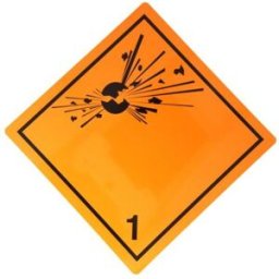 Placa de aviso/informação CARGOPARTS T074/T