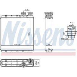 Aquecedor de água NISSENS 707302