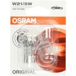 Ams-Osram Lâmpada secundária OSRAM W21/5W Standard 12V/5/21W, 2 Peça