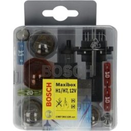 Conjunto de lâmpadas BOSCH H7/H1 Maxibox +P21W T4W PY21W P21/5W W5W 2x10A 1x15A 1x20A