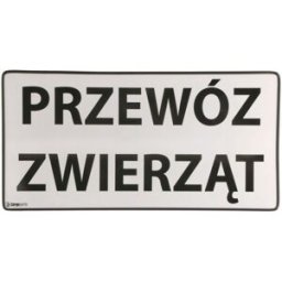 Placa de aviso/informação CARGOPARTS T061