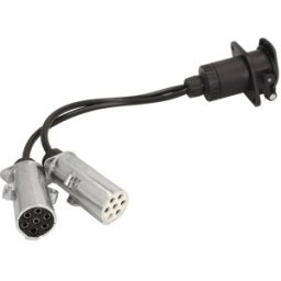 Conjunto de conectores de cabos, adaptador frontal semirreboque/reboque TRUCKLIGHT AD-15-004