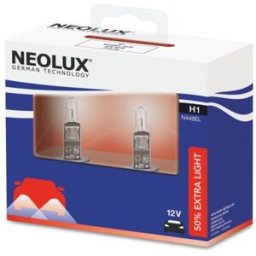 Lâmpada de halogéneo NEOLUX H1 Extra Light + 50% 12V/55W, 2 Peça