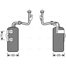 Secador, ar condicionado AVA COOLING VOD165 AVA
