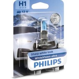 Lâmpada de halogéneo PHILIPS H1 WhiteVision Ultra 12V, 55W