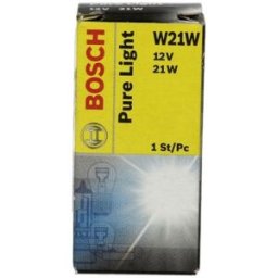 Lâmpada secundária BOSCH W21W Pure Light 12V, 21W
