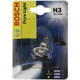 Lâmpada de halogéneo BOSCH H3 Pure Light 12V, 55W