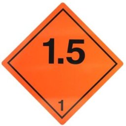 Placa de aviso/informação CARGOPARTS T076/T