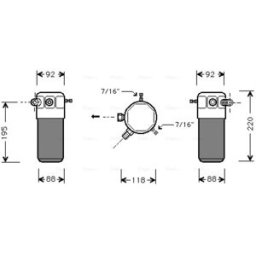 Secador, ar condicionado AVA COOLING OLD118