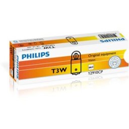 Lâmpada secundária PHILIPS T3W 12V, 3W