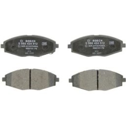 Conjunto de pastilhas de travão BOSCH 0 986 424 512, frente